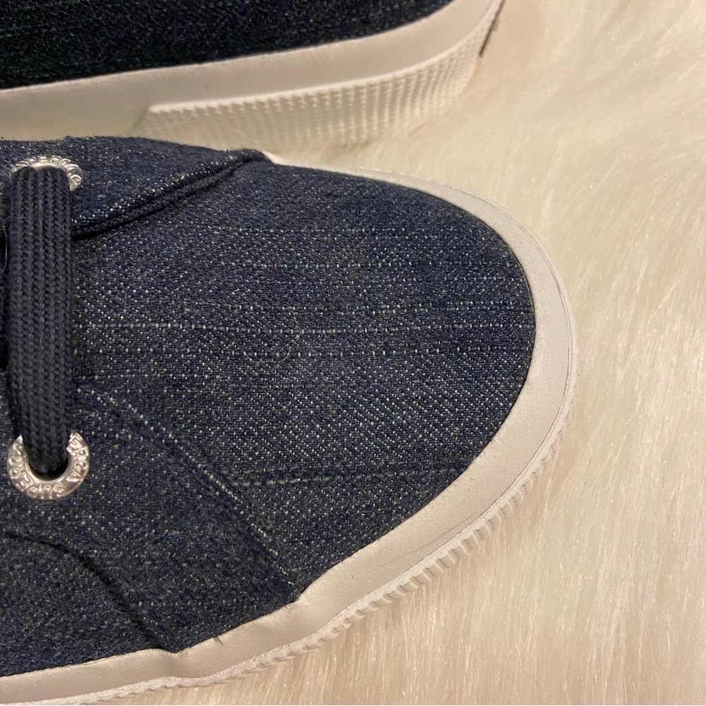 NWT Superga Denim Platform Sneakers - Picture 6 of 9